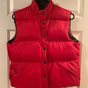 JCrew reversible down vest